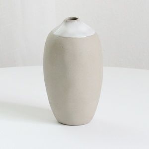 Barro Natural Clay Glazed Mini Flower Vase tall